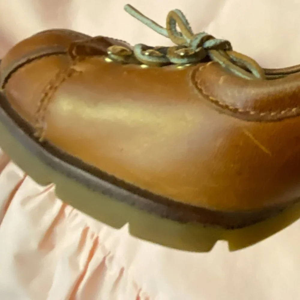 EUC Vintage Michael Kors Winter Warrior Leather Stacked Heels-8 1/2 - Picture 14 of 16